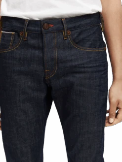 Scotch & Soda The Ralston Premium Regular Slim-Fit Italian Selvedge Jeans -Scotch & Soda 168418 Italian 20Selvedge NHD DTL3
