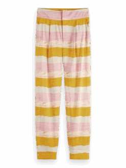 Scotch & Soda Striped High-Rise Trousers -Scotch & Soda 168439 Combo 20Q FNT