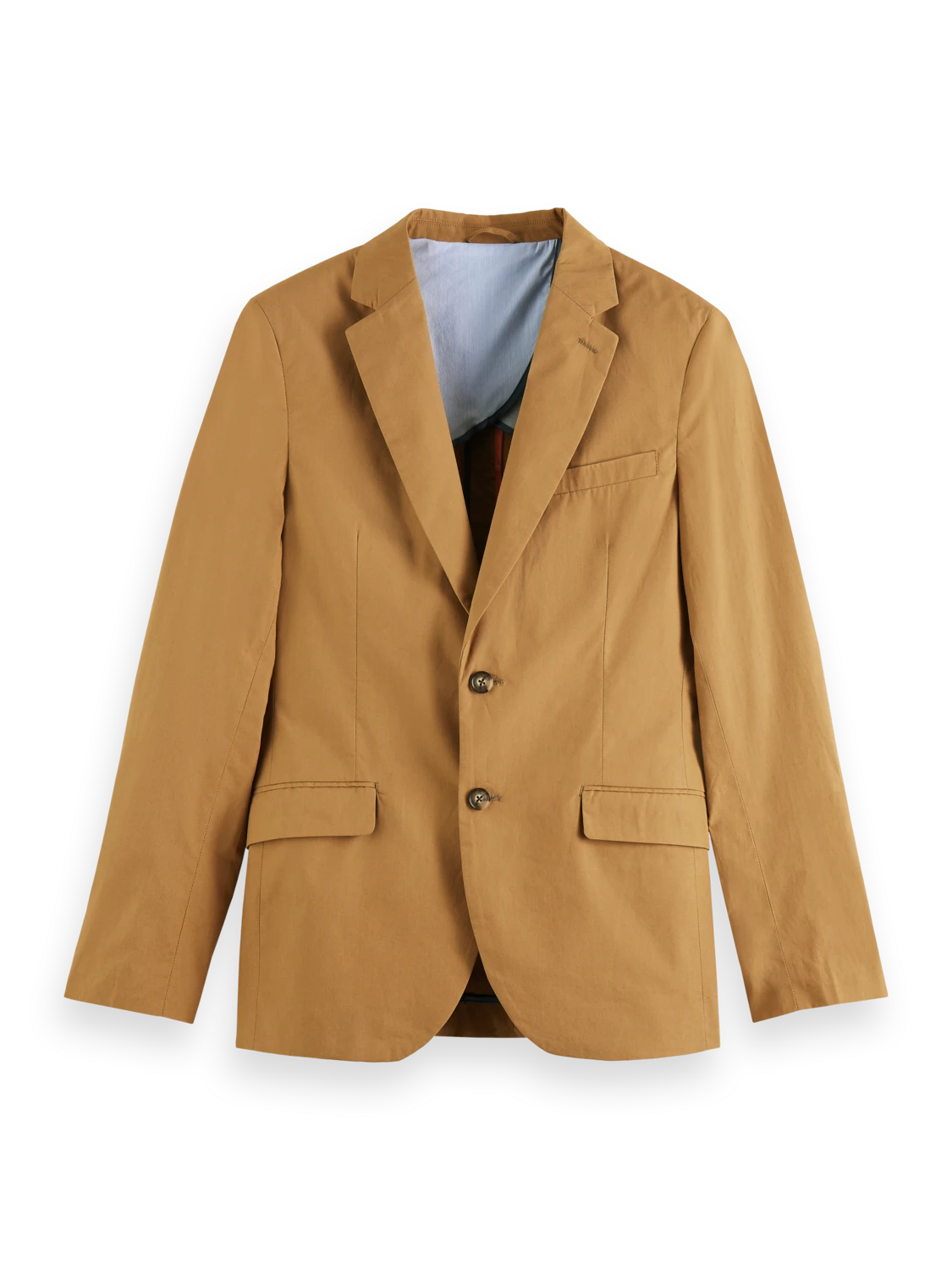 Scotch & Soda Single-Breasted Poplin Blazer 7 Scotch & Soda Single-Breasted Poplin Blazer - Image 5