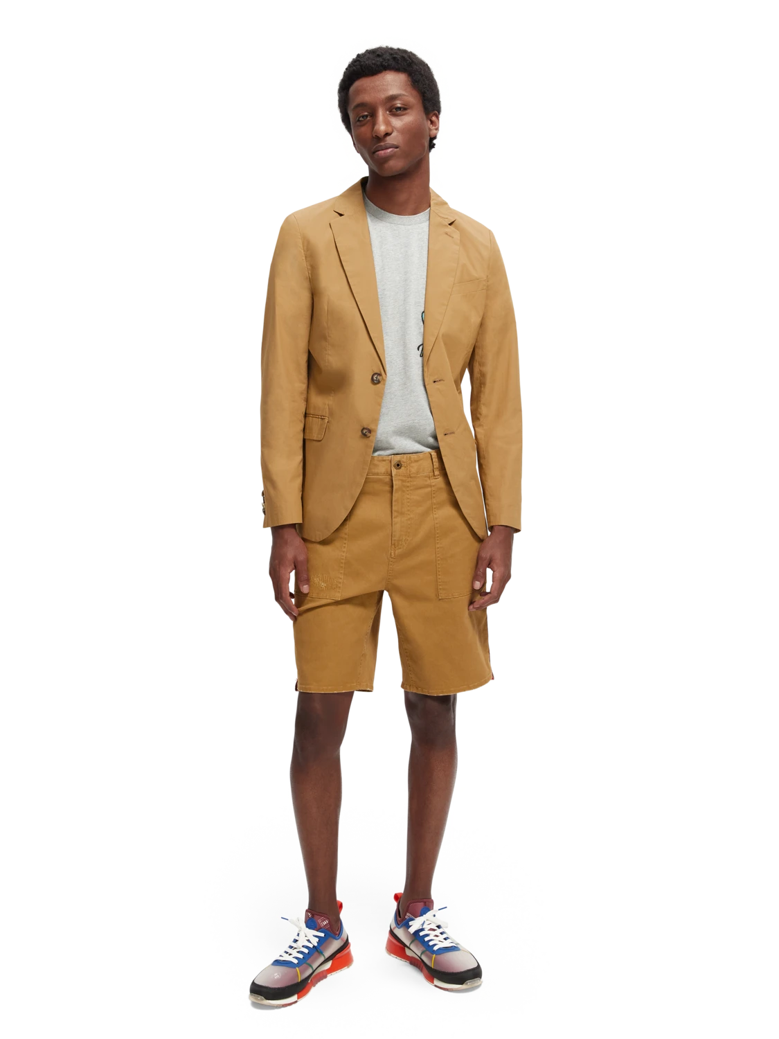 Scotch & Soda Single-Breasted Poplin Blazer 15 Scotch & Soda Single-Breasted Poplin Blazer - Image 13