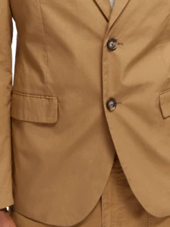 Scotch & Soda Single-Breasted Poplin Blazer 19 Scotch & Soda Single-Breasted Poplin Blazer -Scotch & Soda 168482 Moon 20Sand NHD DTL1