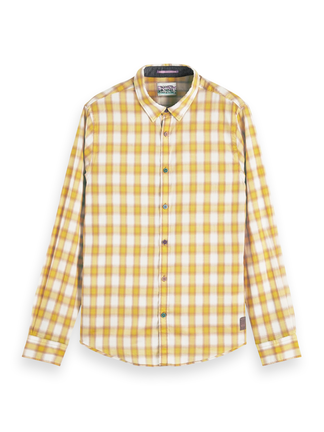 Scotch & Soda Slim-Fit Checked Shirt 7 Scotch & Soda Slim-Fit Checked Shirt - Image 5