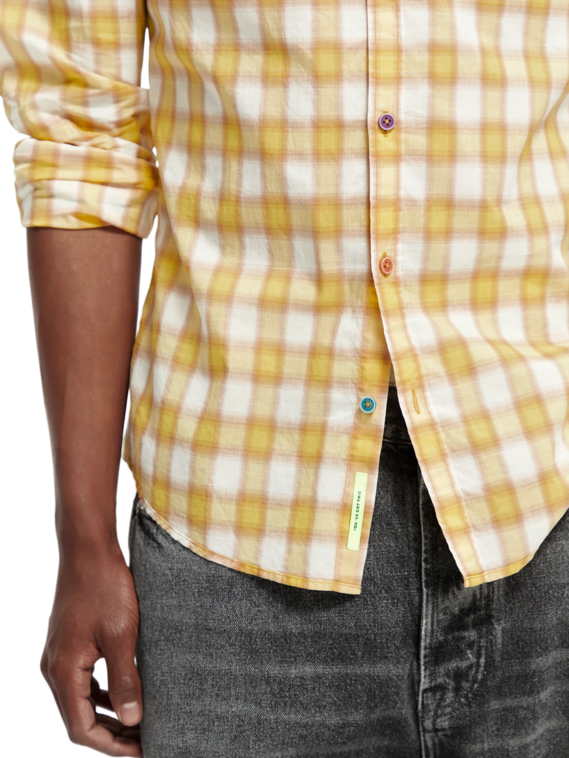 Scotch & Soda Slim-Fit Checked Shirt 13 Scotch & Soda Slim-Fit Checked Shirt - Image 11