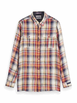 Scotch & Soda Regular-Fit Organic Mix & Match Seersucker Shirt -Scotch & Soda 168510 Combo 20B FNT