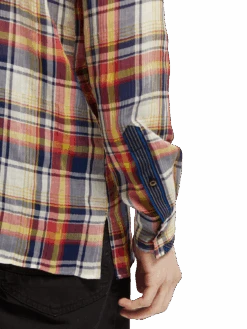 Scotch & Soda Regular-Fit Organic Mix & Match Seersucker Shirt -Scotch & Soda 168510 Combo 20B MDL DTL2