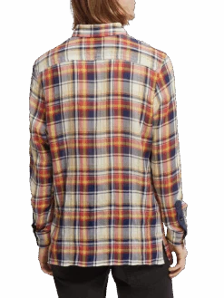 Scotch & Soda Regular-Fit Organic Mix & Match Seersucker Shirt -Scotch & Soda 168510 Combo 20B NHD BCK