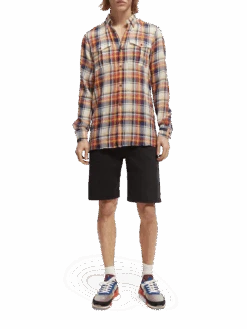 Scotch & Soda Regular-Fit Organic Mix & Match Seersucker Shirt -Scotch & Soda 168510 Combo 20B NHD FNT