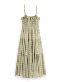 Scotch & Soda Full-Length Tiered Strap Dress 20 Scotch & Soda Full-Length Tiered Strap Dress -Scotch & Soda 168664 Combo 20B FNT