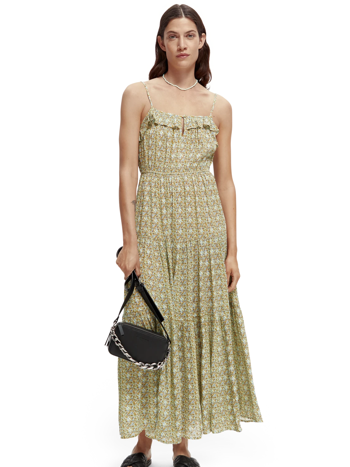 Scotch & Soda Full-Length Tiered Strap Dress 12 Scotch & Soda Full-Length Tiered Strap Dress - Image 10