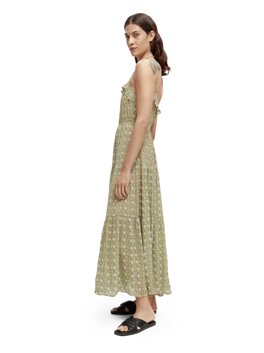 Scotch & Soda Full-Length Tiered Strap Dress 15 Scotch & Soda Full-Length Tiered Strap Dress - Image 13