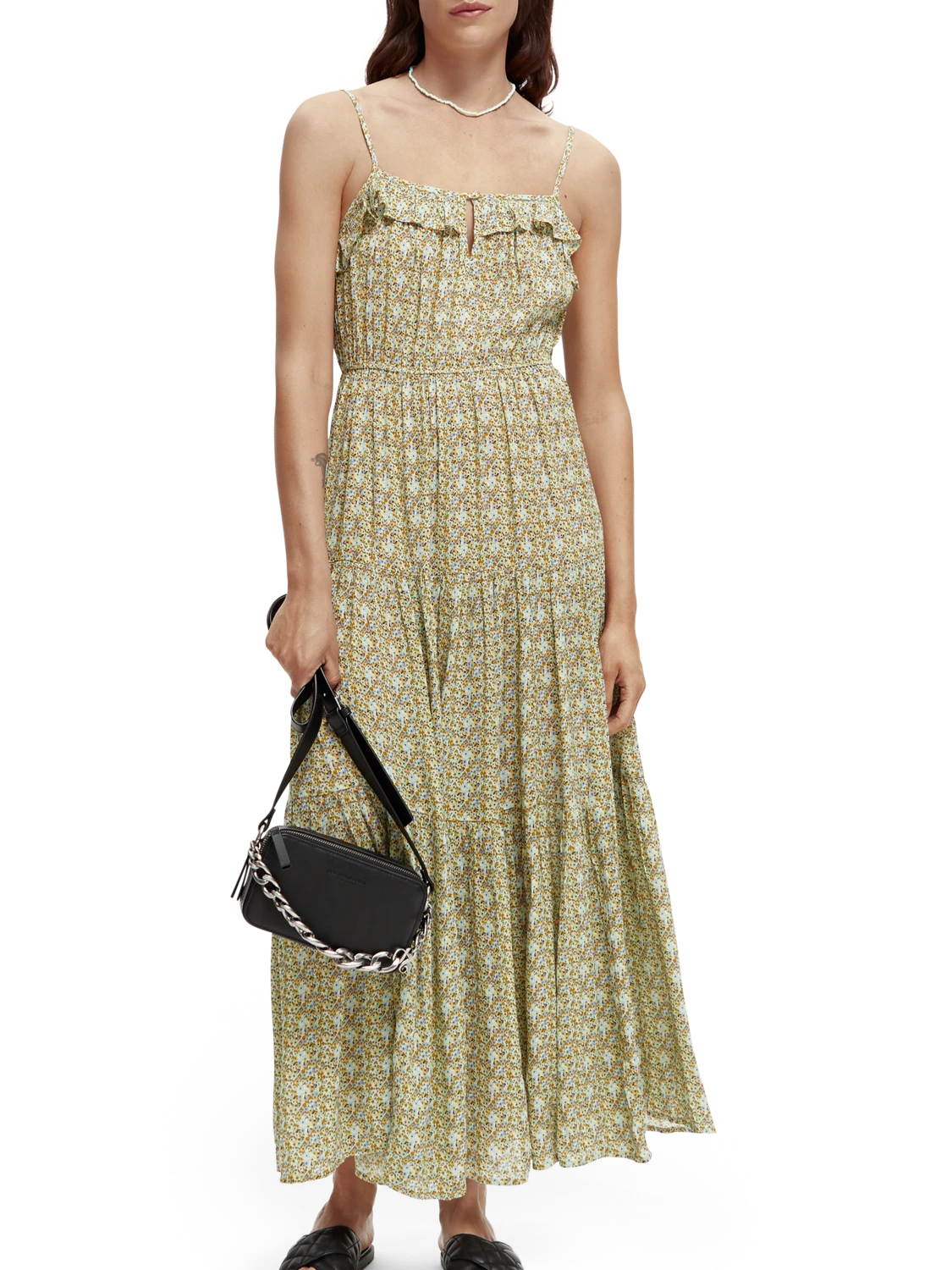 Scotch & Soda Full-Length Tiered Strap Dress 3 Scotch & Soda Full-Length Tiered Strap Dress