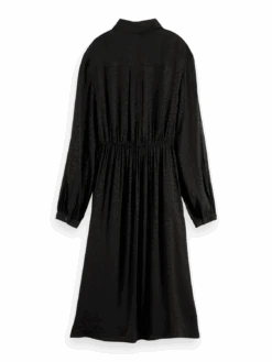Scotch & Soda Relaxed Fit Shirt Dress -Scotch & Soda 168674 Black BCK