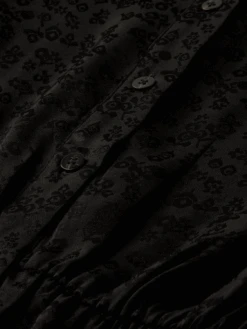 Scotch & Soda Relaxed Fit Shirt Dress -Scotch & Soda 168674 Black DTL6