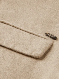 Scotch & Soda Double-Breasted Wool-Blended Coat -Scotch & Soda 168698 Sand 20Melange DTL6