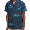 Scotch & Soda Short-Sleeved Printed Camp Shirt -Scotch & Soda 168699 Combo 20B NHD CRP