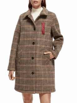 Scotch & Soda Wool-Blended Tailored Coat