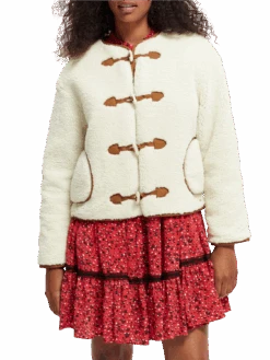 Scotch & Soda Short Teddy Jacket