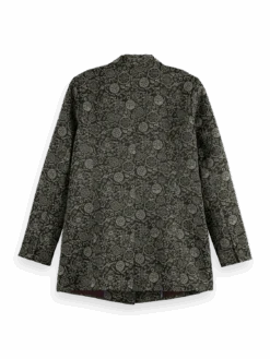 Scotch & Soda Relaxed-Fit Jacquard Blazer -Scotch & Soda 168793 Planetary 20Icons BCK