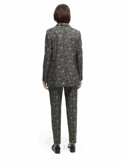 Scotch & Soda Relaxed-Fit Jacquard Blazer -Scotch & Soda 168793 Planetary 20Icons MDL BCK