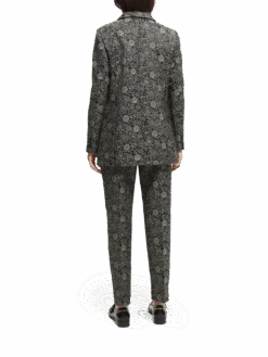 Scotch & Soda Relaxed-Fit Jacquard Blazer -Scotch & Soda 168793 Planetary 20Icons NHD BCK