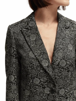 Scotch & Soda Relaxed-Fit Jacquard Blazer -Scotch & Soda 168793 Planetary 20Icons NHD DTL1