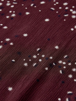 Scotch & Soda Tiered Printed Chiffon Maxi Skirt -Scotch & Soda 168815 Milky 20Way 20Crimson DTL6