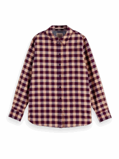 Scotch & Soda Organic Checked Oversized Shirt -Scotch & Soda 168820 Check 20Thistle FNT