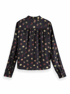 Scotch & Soda Slim Fit Jacquard Shirt 19 Scotch & Soda Slim Fit Jacquard Shirt -Scotch & Soda 168824 Planets BCK