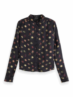 Scotch & Soda Slim Fit Jacquard Shirt 18 Scotch & Soda Slim Fit Jacquard Shirt -Scotch & Soda 168824 Planets FNT