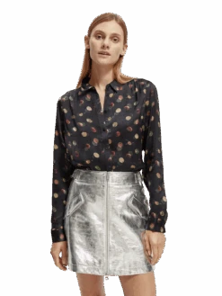 Scotch & Soda Slim Fit Jacquard Shirt 23 Scotch & Soda Slim Fit Jacquard Shirt -Scotch & Soda 168824 Planets MDL CRP