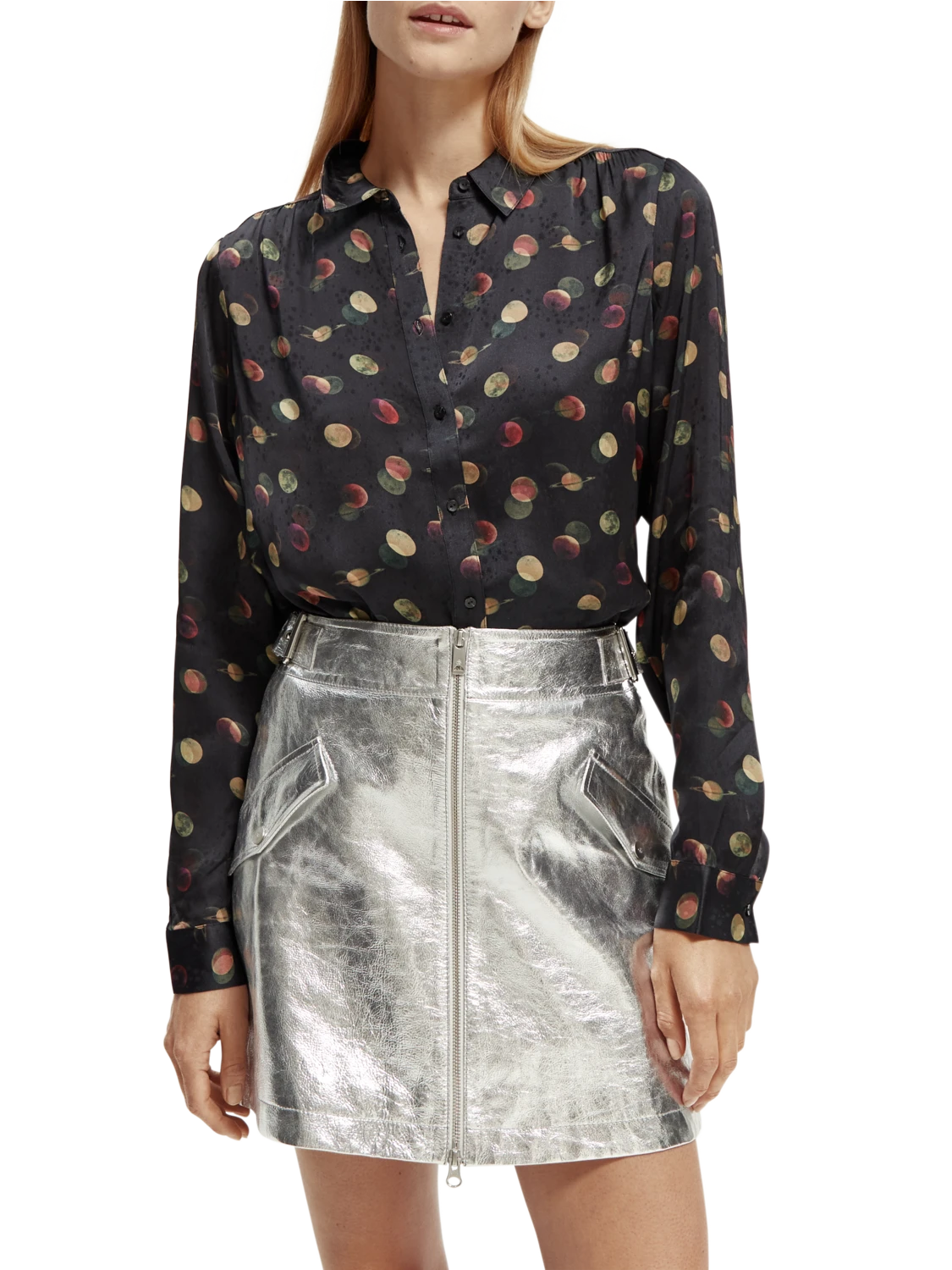 Scotch & Soda Slim Fit Jacquard Shirt 3 Scotch & Soda Slim Fit Jacquard Shirt