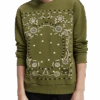 Scotch & Soda Relaxed - Fit Crewneck Sweatshirt -Scotch & Soda 168842 Dark 20Olive NHD CRP