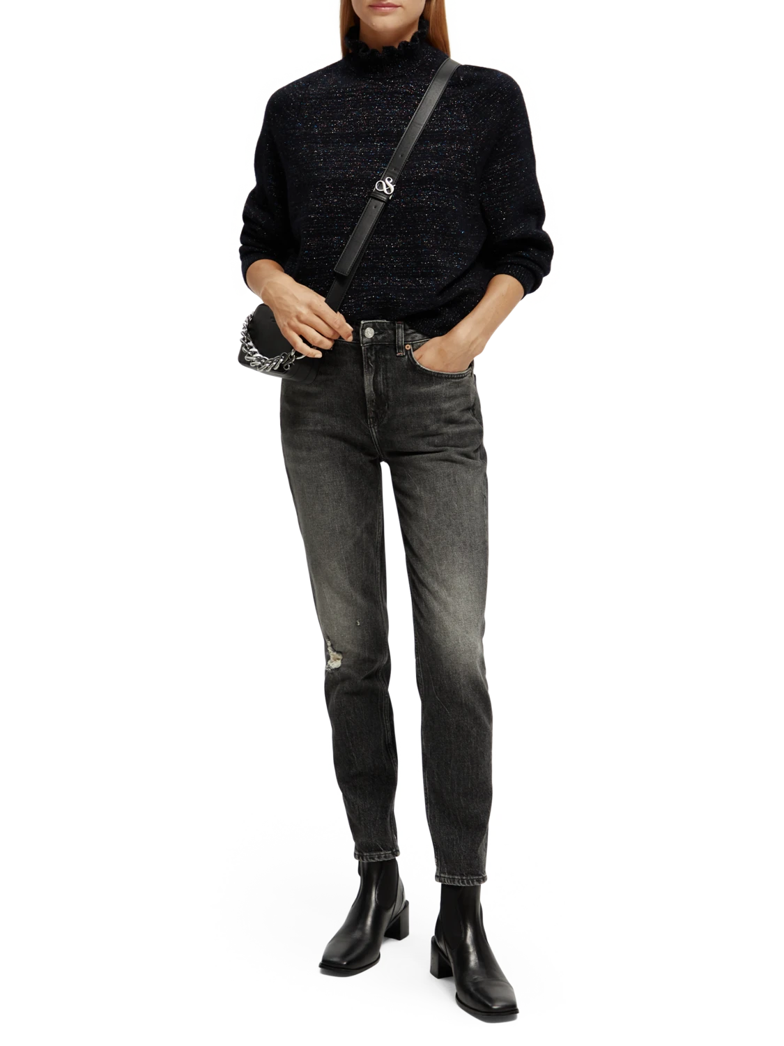 Scotch & Soda Ruffled Turtleneck Sweater 4 Scotch & Soda Ruffled Turtleneck Sweater - Image 2