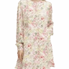 Scotch & Soda Printed Long-Sleeved Mini Dress -Scotch & Soda 168913 Meadow 20Aged 20White NHD CRP
