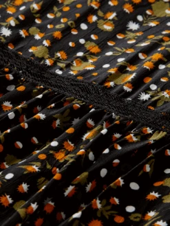 Scotch & Soda Smocked And Tiered Mini Dress -Scotch & Soda 168914 Space 20floral 20cinnamon 20spice DTL6