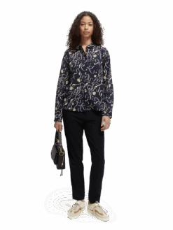 Scotch & Soda Regular-Fit Lightweight Shirt -Scotch & Soda 168938 Combo 20O MDL FNT