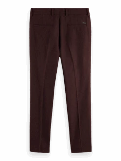 Scotch & Soda The Stuart Slim-Fit Wool-Blend Chino 21 Scotch & Soda The Stuart Slim-Fit Wool-Blend Chino -Scotch & Soda 168960 Bordeaux 20Melange BCK