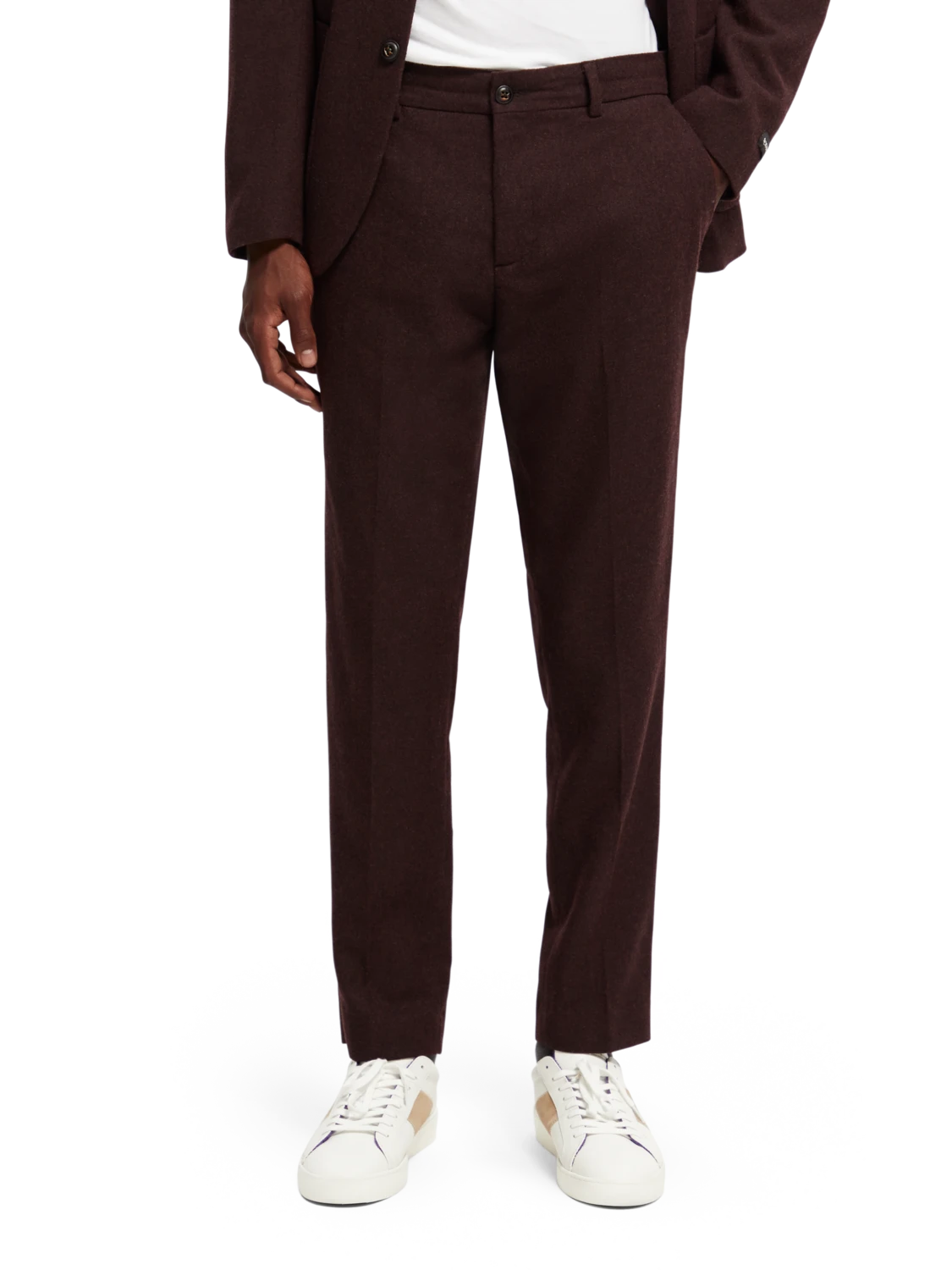 Scotch & Soda The Stuart Slim-Fit Wool-Blend Chino 3 Scotch & Soda The Stuart Slim-Fit Wool-Blend Chino