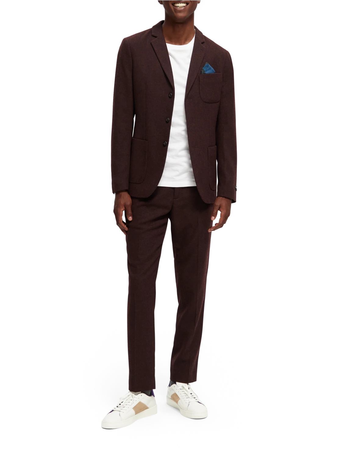 Scotch & Soda The Stuart Slim-Fit Wool-Blend Chino 4 Scotch & Soda The Stuart Slim-Fit Wool-Blend Chino - Image 2