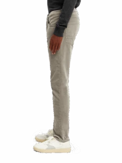 Scotch & Soda The Ralston Regular Slim Corduroy Pants -Scotch & Soda 168970 Moonstone MDL SDE 1