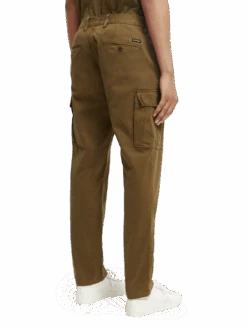 Scotch & Soda Stuart Cargo Pants -Scotch & Soda 168972 Military MDL BCK
