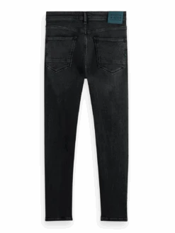 Scotch & Soda The Skim Super-Slim Fit Jeans - Carbon -Scotch & Soda 168992 Carbon BCK