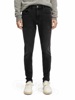 Scotch & Soda The Skim Super-Slim Fit Jeans - Carbon -Scotch & Soda 168992 Carbon MDL CRP
