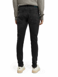 Scotch & Soda The Skim Super-Slim Fit Jeans - Carbon -Scotch & Soda 168992 Carbon NHD BCK