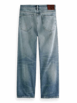Scotch & Soda The Vert Straight Leg Distressed Jeans -Scotch & Soda 169003 Mars 20Attacks BCK