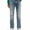 Scotch & Soda The Vert Straight Leg Distressed Jeans -Scotch & Soda 169003 Mars 20Attacks NHD CRP