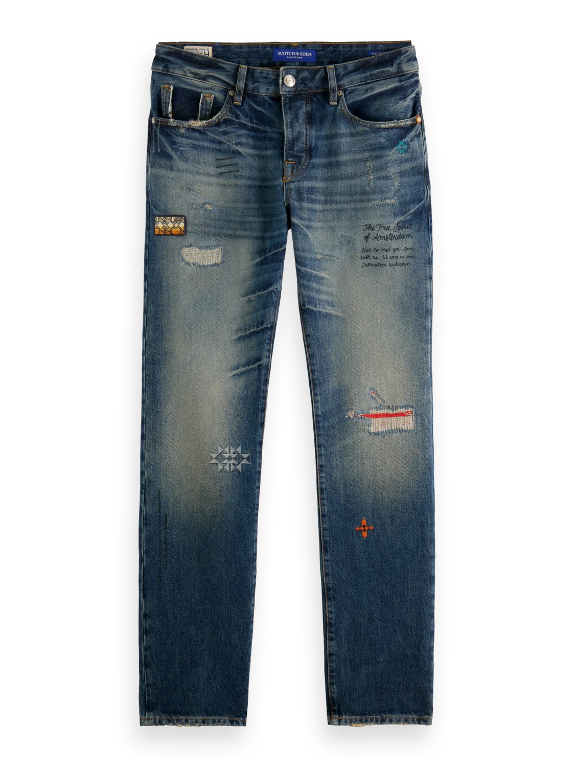 Scotch & Soda The Ralston Premium Organic Cotton Jeans - Go Rogue 7 Scotch & Soda The Ralston Premium Organic Cotton Jeans - Go Rogue - Image 5