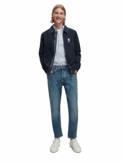 Scotch & Soda The Dean Loose Tapered-Fit Jeans -Scotch & Soda 169008 Blue 20Shift MDL FNT