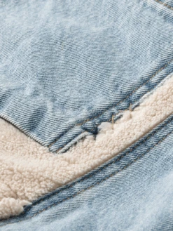 Scotch & Soda Teddy Lined Denim Trucker Jacket -Scotch & Soda 169019 indigo DTL6