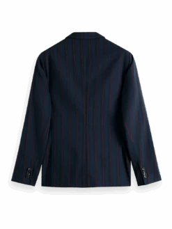 Scotch & Soda Yarn-Dyed Single-Breasted Blazer -Scotch & Soda 169038 Combo 20D BCK